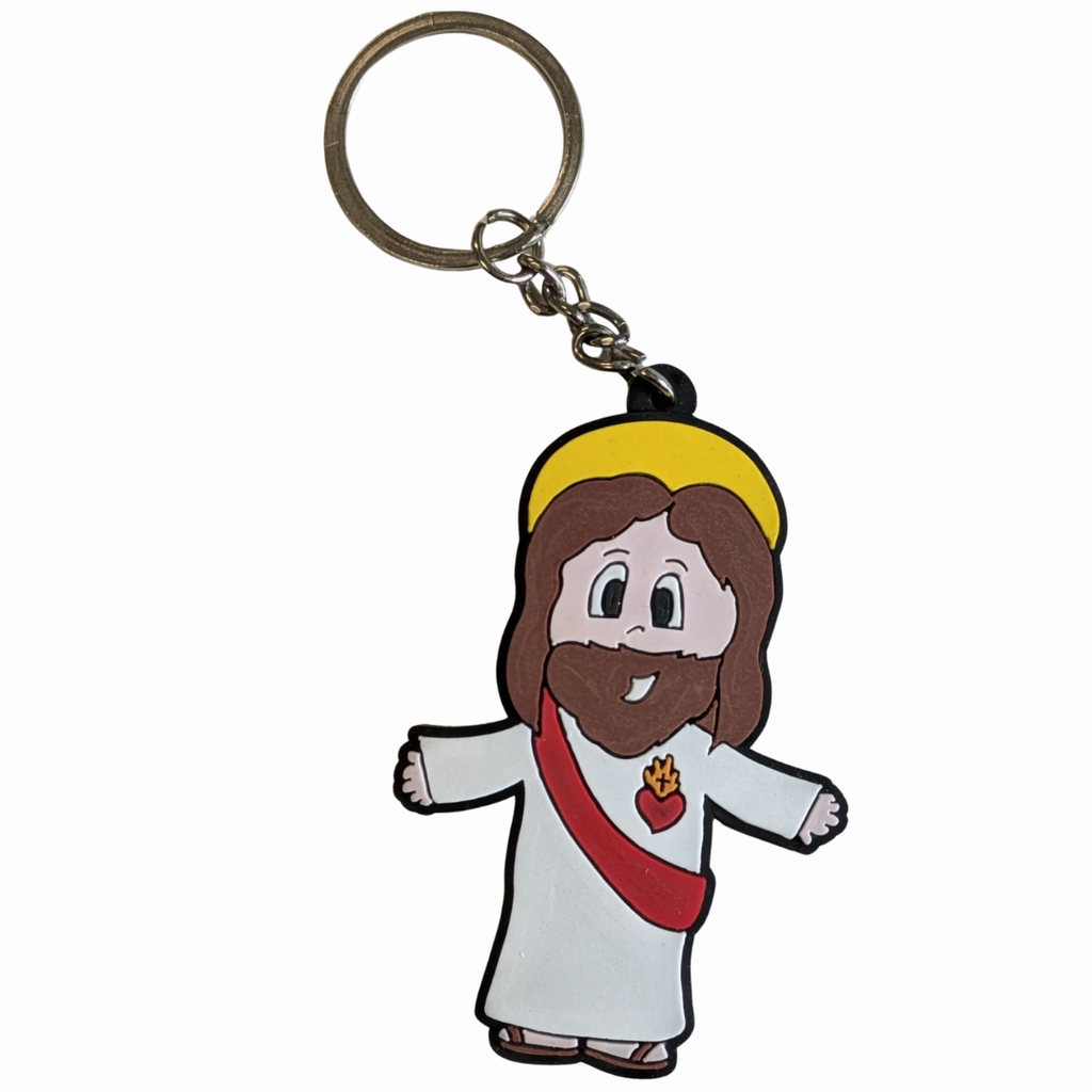 Heavenly Friends Keychain Collection - Cartoon Saints for Kids