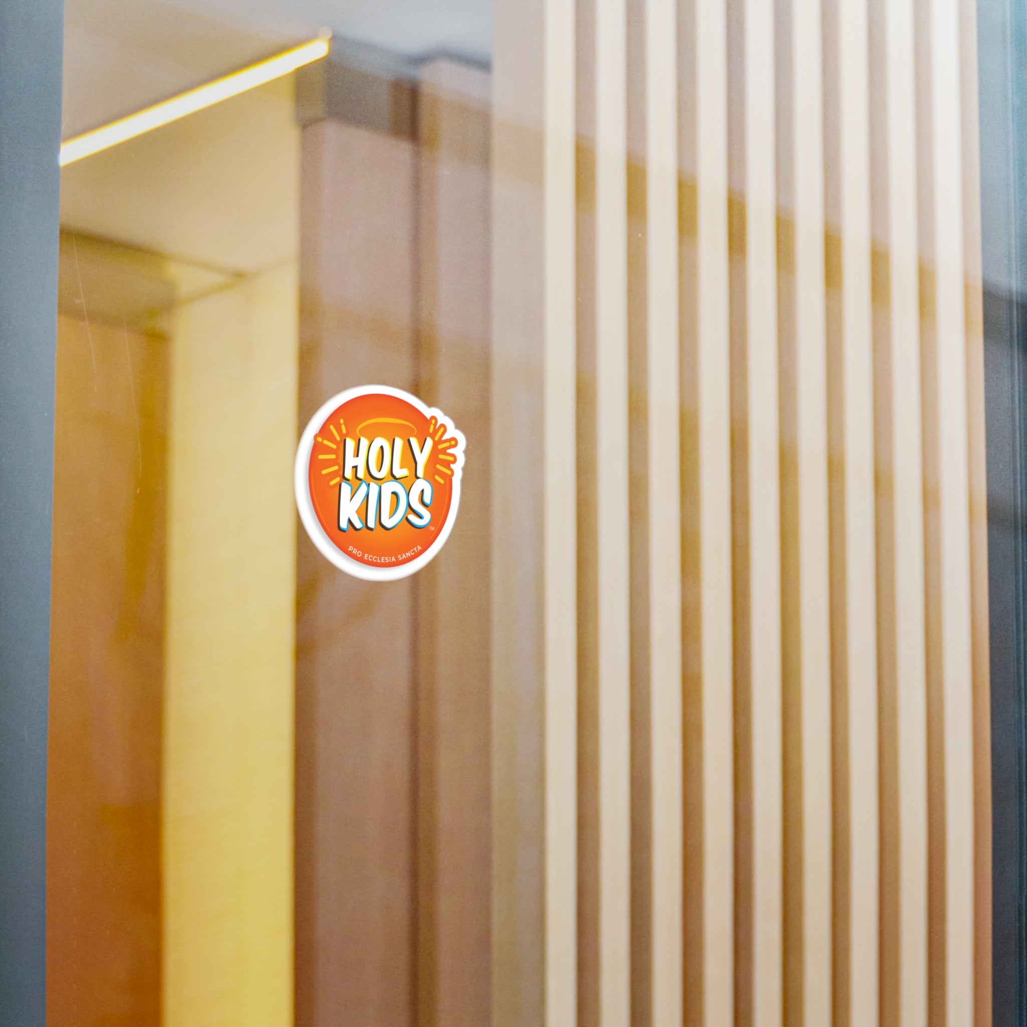 Holy Kids Vinyl Decals - Fun Stickers for Kids, Wall Decor, Party Favors, Classroom Decoration, Gifts, Child-Friendly Art