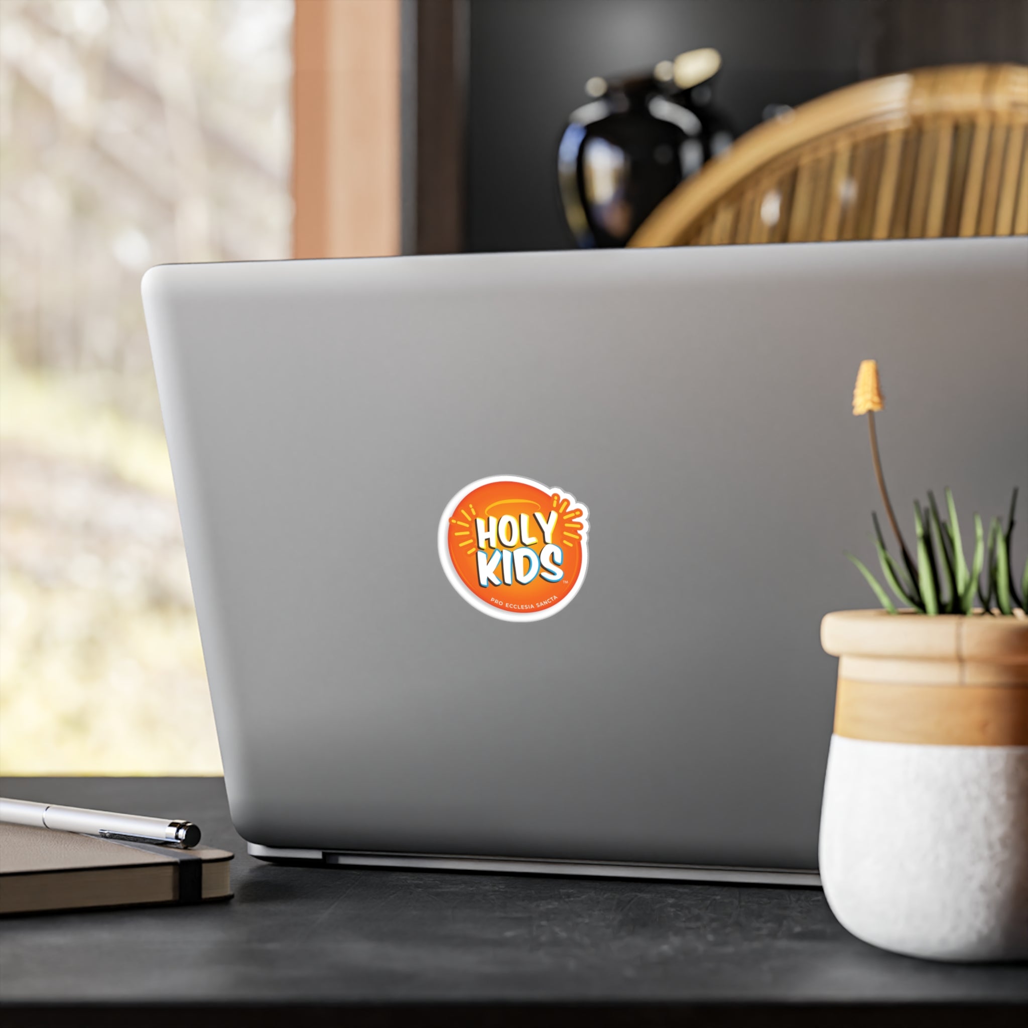 Holy Kids Vinyl Decals - Fun Stickers for Kids, Wall Decor, Party Favors, Classroom Decoration, Gifts, Child-Friendly Art