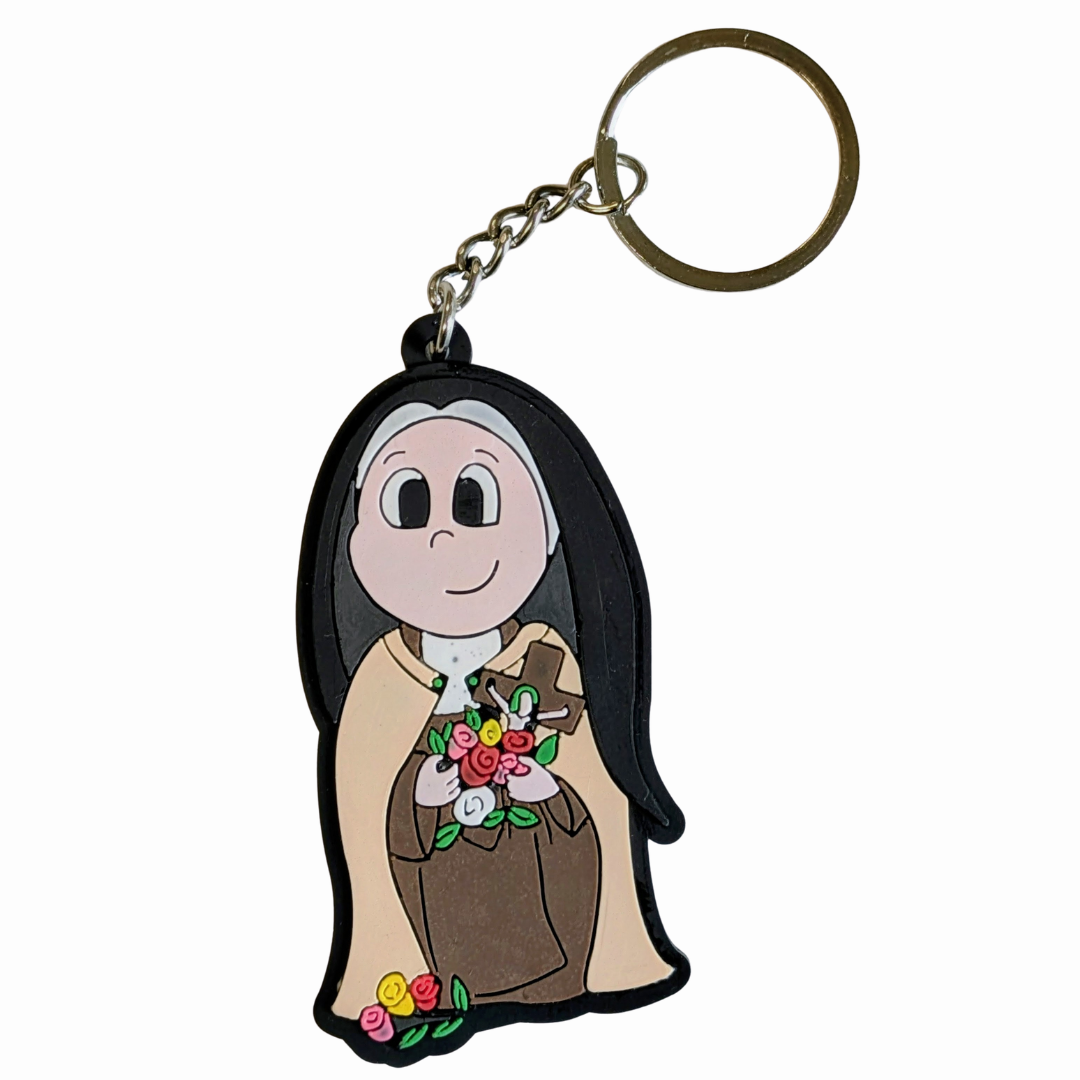 Heavenly Friends Keychain Collection - Cartoon Saints for Kids