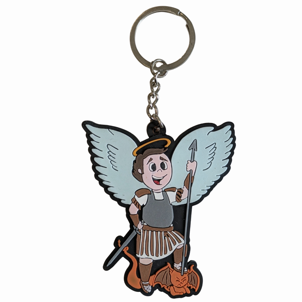 Heavenly Friends Keychain Collection - Cartoon Saints for Kids