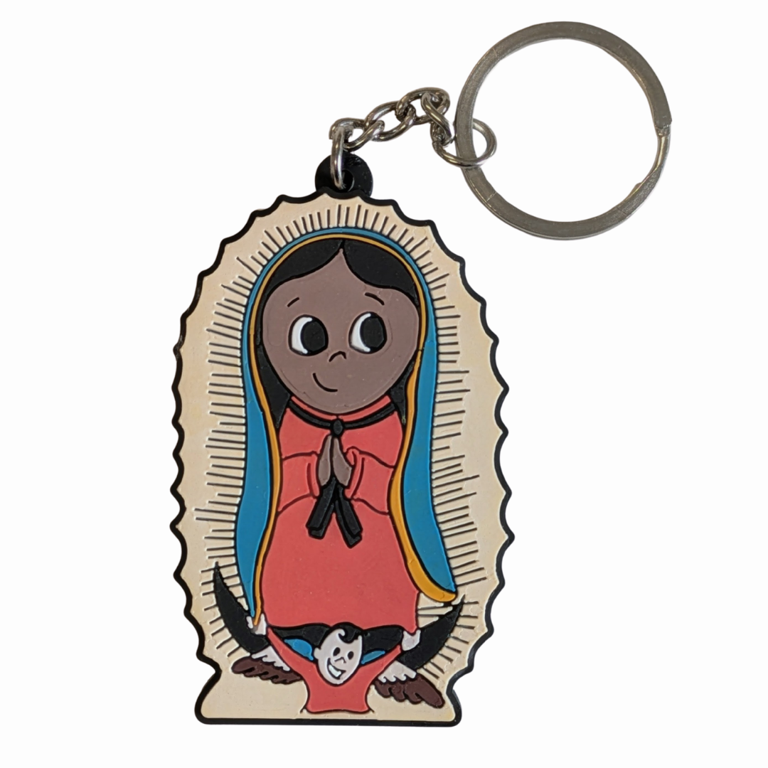 Heavenly Friends Keychain Collection - Cartoon Saints for Kids