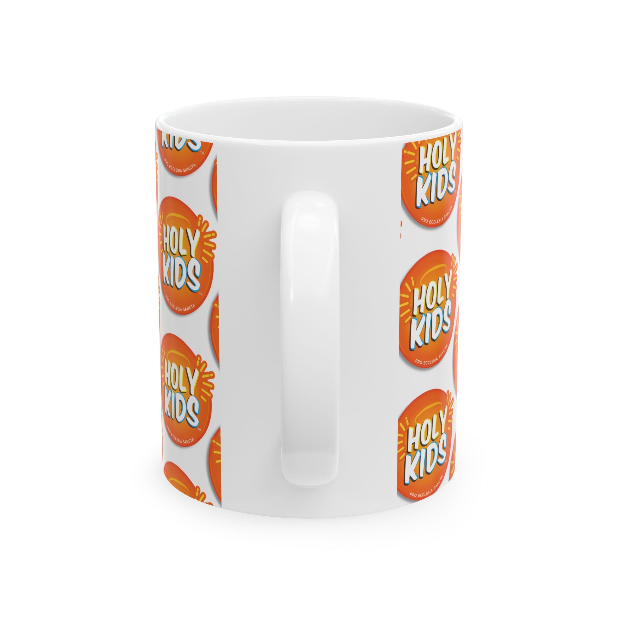 Holy Kids Ceramic Mug | Fun Kids Gift, Bright Morning Cup, Family Coffee Mug, Playful Beverage Holder, Cheerful Kitchen Decor