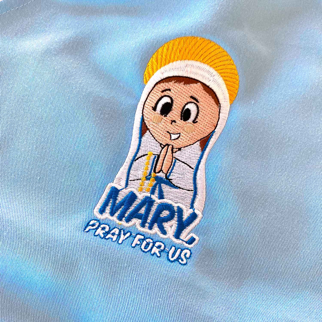 Holy Helpers Aprons - Sacred Heart & Mary Cartoon Designs for Kids