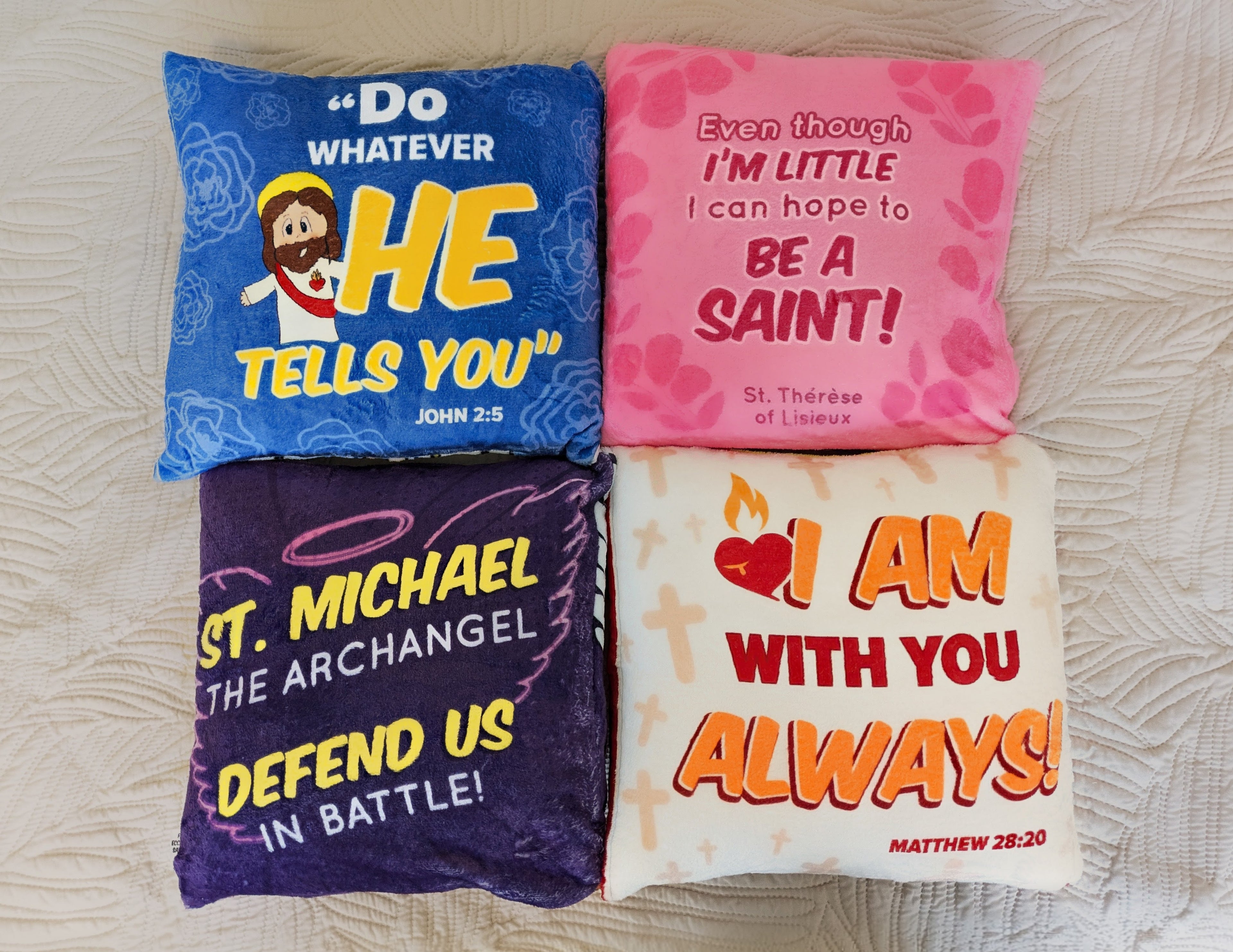 Kids' Saint & Sacred Heart Pillows