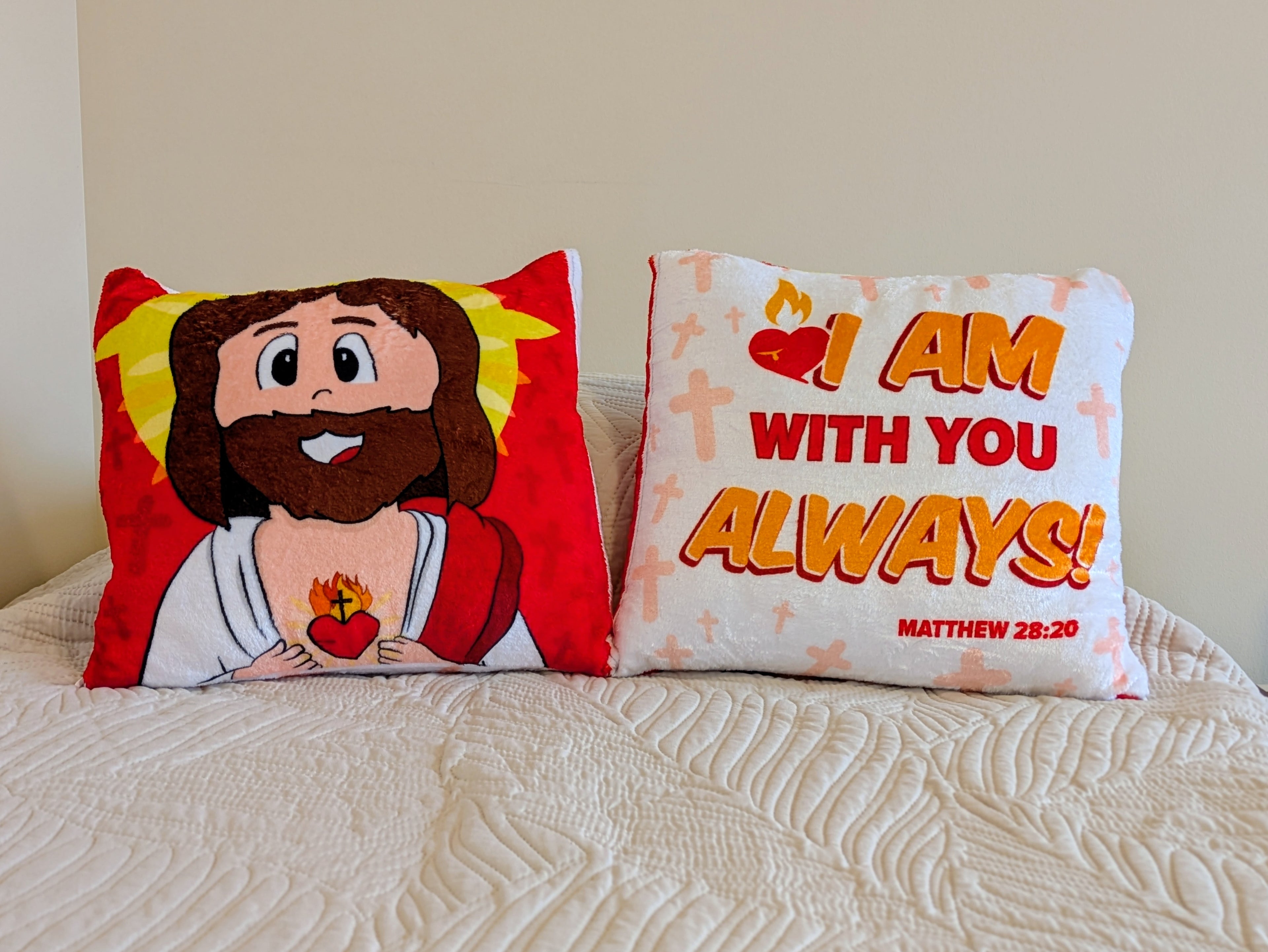 Kids' Saint & Sacred Heart Pillows