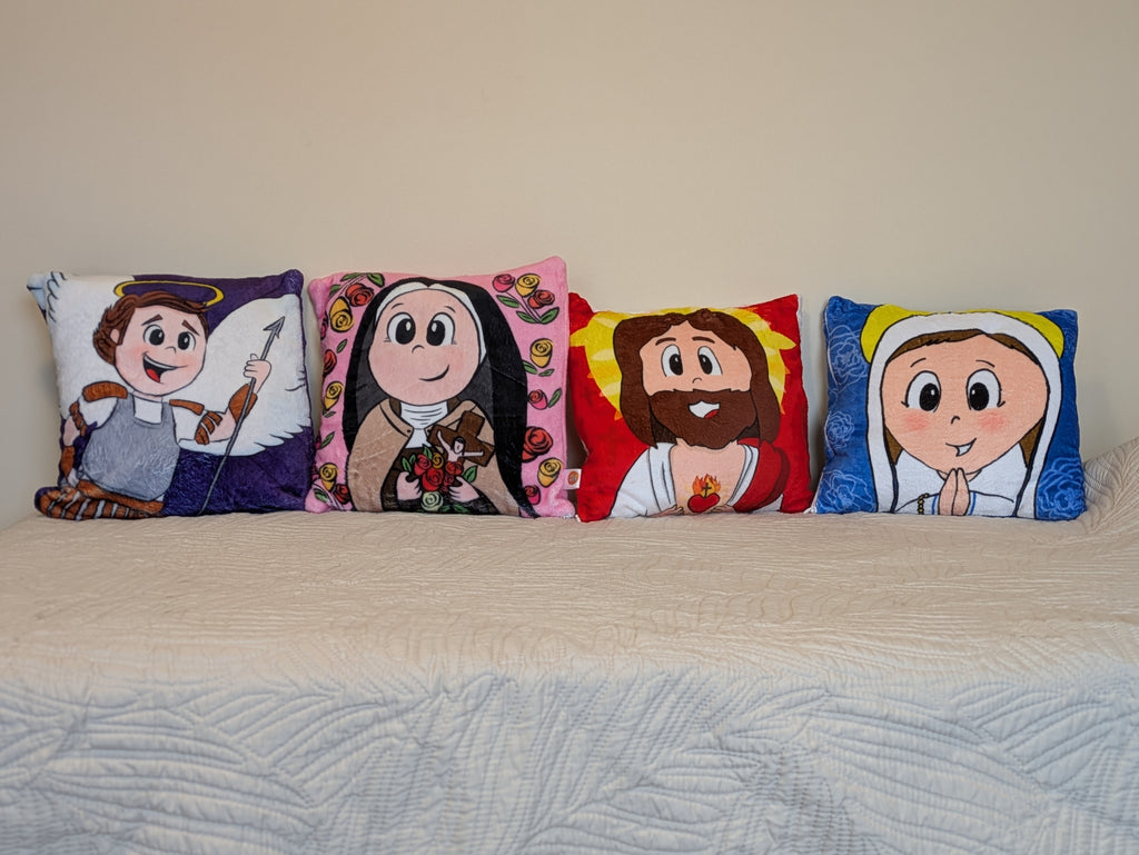 Kids' Saint & Sacred Heart Pillows