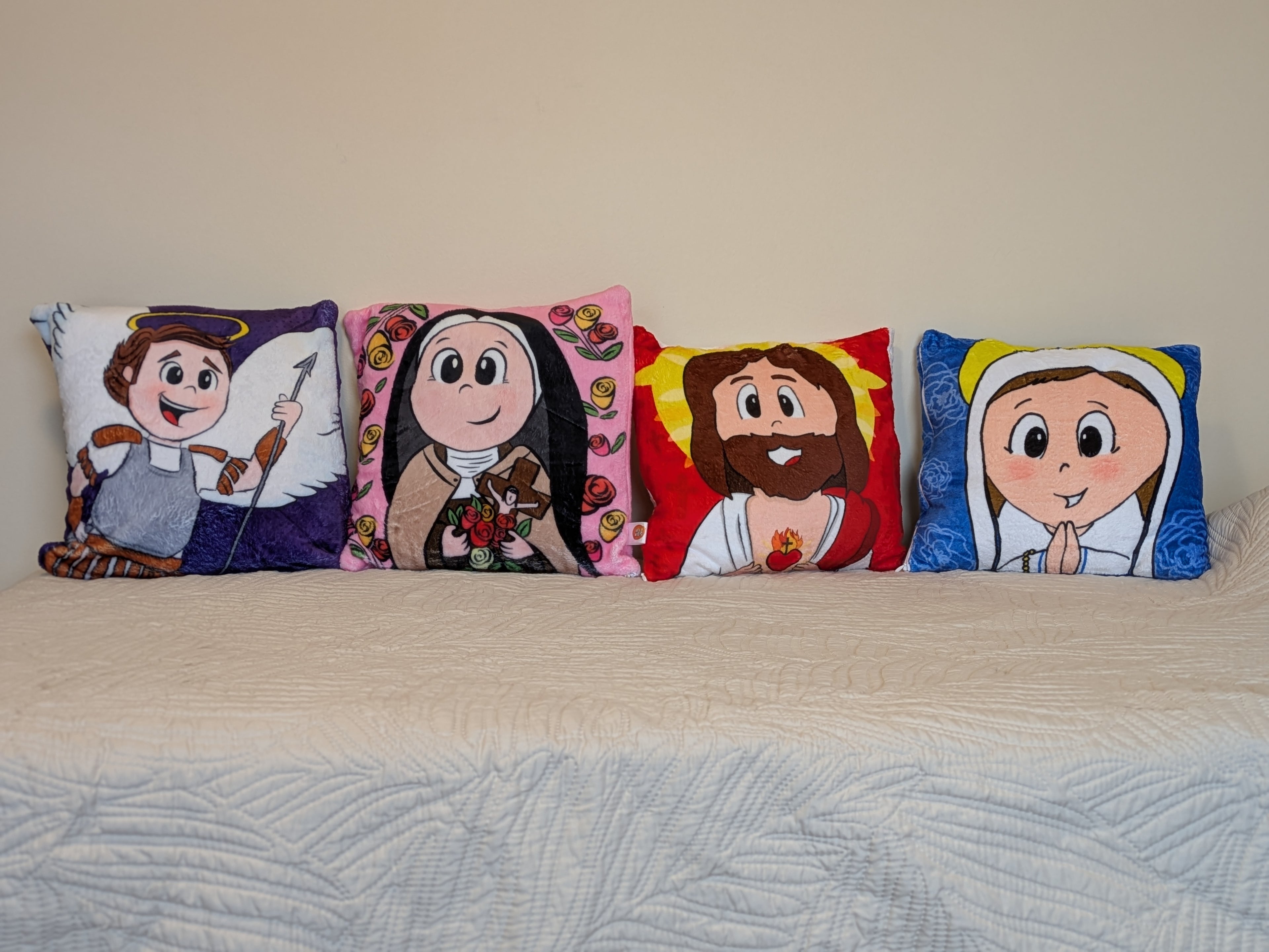 Kids' Saint & Sacred Heart Pillows